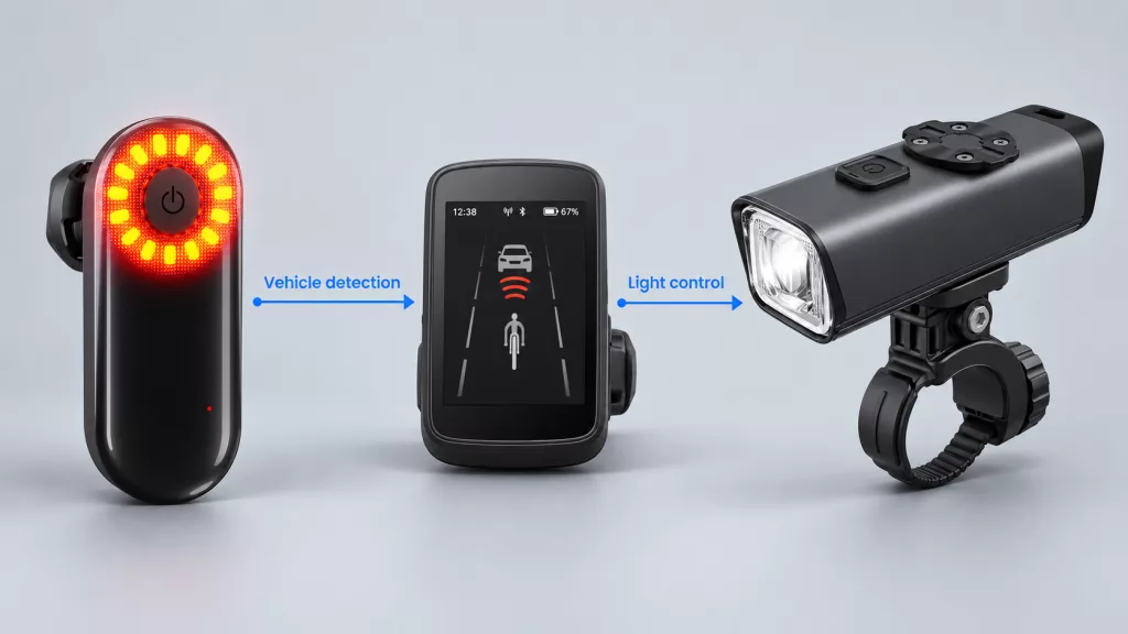 radar tail light alert